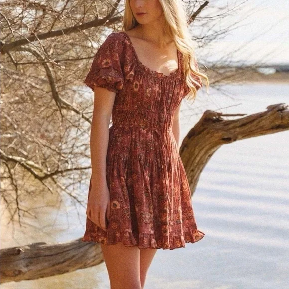 ULLA JOHNSON Juniper Puff Sleeve Dress